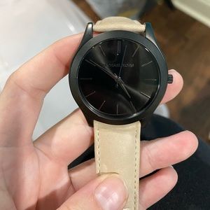 Michael Kors leather watch